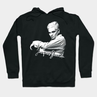 Jacques Derrida // Retro Fan Artwork Hoodie